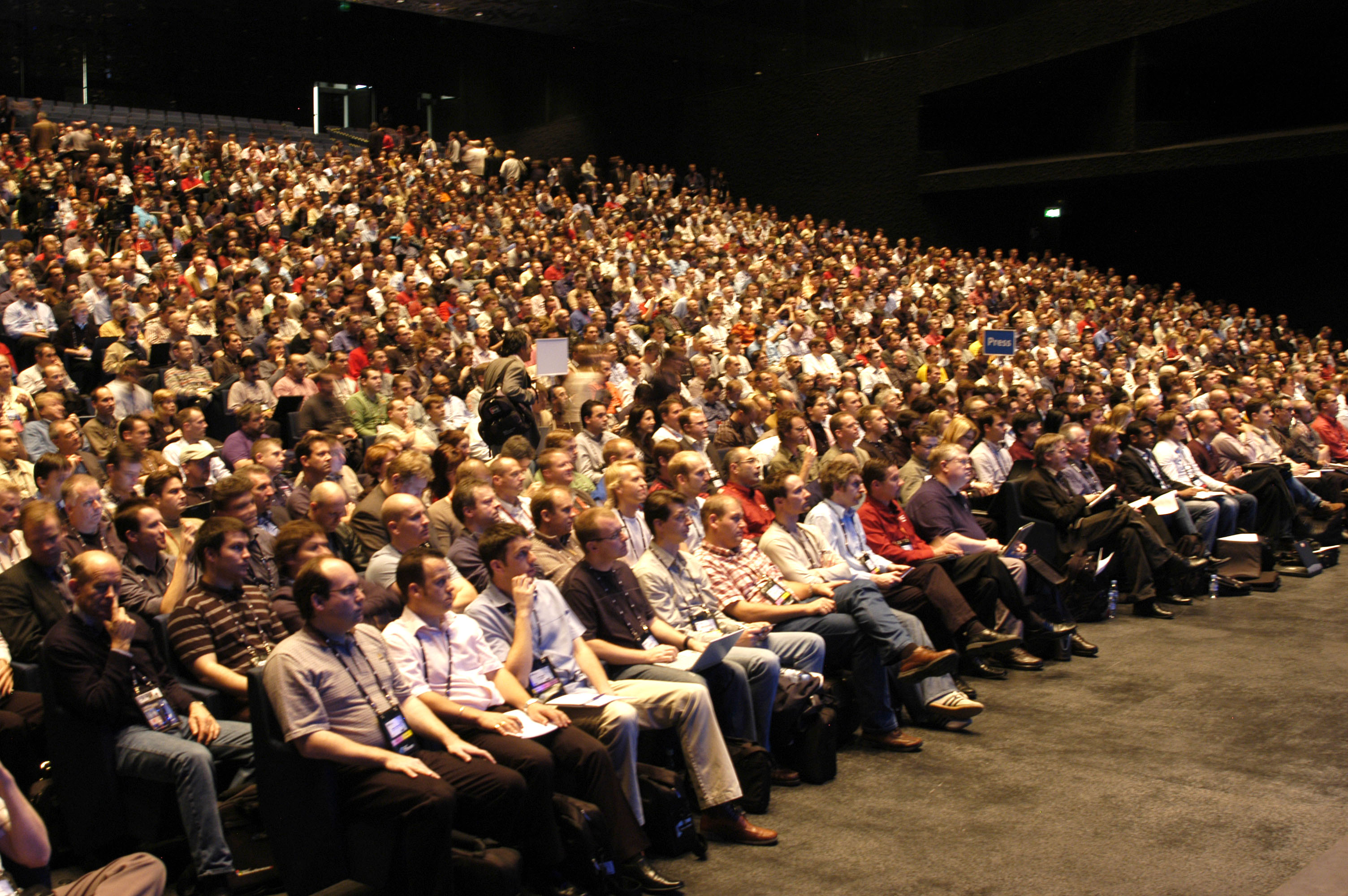 introduces the presentation to the audience